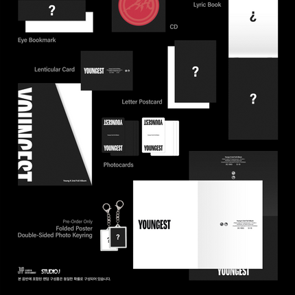 DAY6 Young K - YOUNGEST 2nd Full Album Photobook Ver. (Beyond /Grounded / Set)