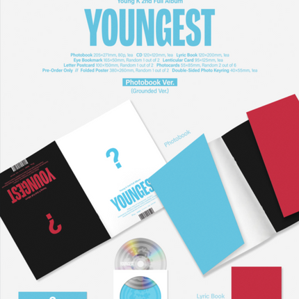 DAY6 Young K - YOUNGEST 2nd Full Album Photobook Ver. (Beyond /Grounded / Set)