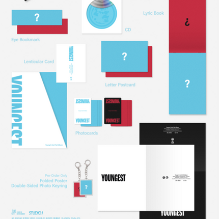 DAY6 Young K - YOUNGEST 2nd Full Album Photobook Ver. (Beyond /Grounded / Set)