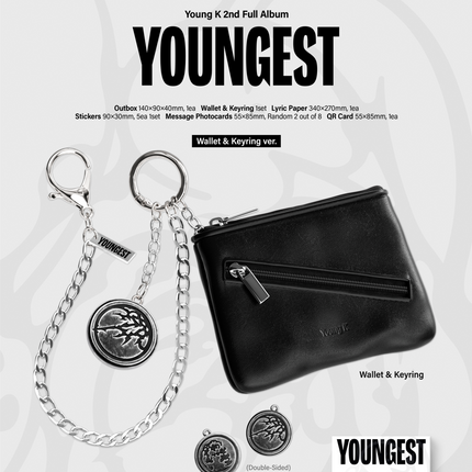 DAY6 Young K - YOUNGEST 2nd Full Album Wallet & Keyring Ver.