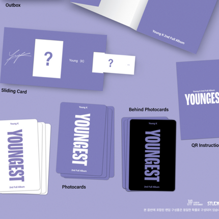 DAY6 Young K - YOUNGEST 2nd Full Album Platform Album FANS Ver.