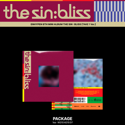 [SALE] ENHYPEN - THE SIN : BLISS 8th Mini Album Photobook Ver (Ver Selection / Set)