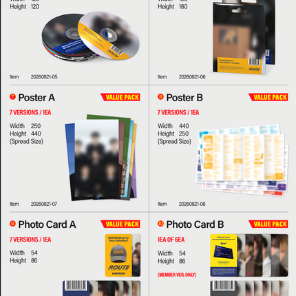 [POB] ENHYPEN - THE SIN : BLISS 8th Mini Album ENGENE Ver (Member Selection / Set)