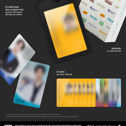 ENHYPEN - THE SIN : BLISS 8th Mini Album ID Card Keyring Ver.