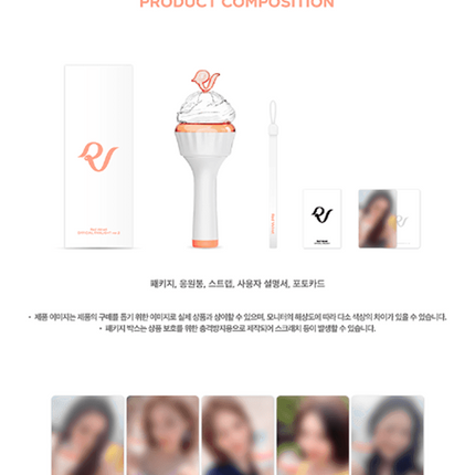 Red Velvet - Official Light Stick VER.2 + Photocard.