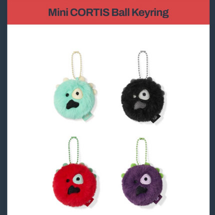 CORTIS - Official MD Mini CORTIS Ball Keyring (Ver Selection / Set)