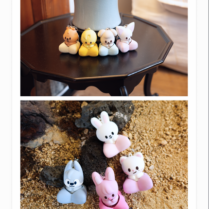 Stray Kids - SKZOO SECRET CLICKER KEYRING - RUN IT