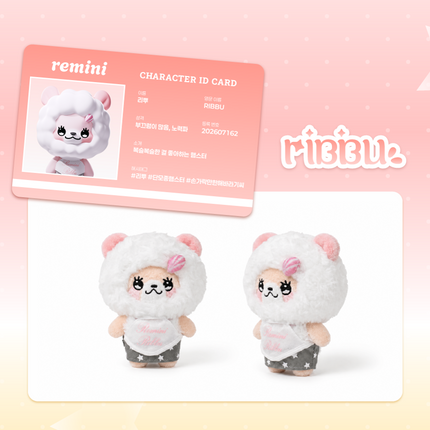 RESCENE - REMINI Plush Keyring Pretty girl Ver + 2 Photocards Set.