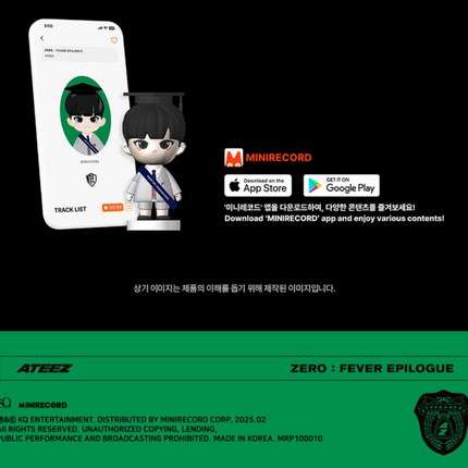 ATEEZ - ZERO : FEVER EPILOGUE 1st Full Album FIGURE Ver. DIARY Ver. (Last One)