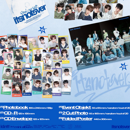 idntt - itsnotover 3rd Mini Album Photobook Ver. (Chrome Heart / Lit Heart / Set)
