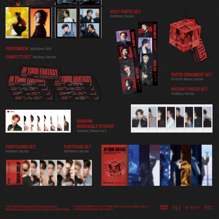 [POB] ATEEZ - 2025 WORLD TOUR [IN YOUR FANTASY] INCHEON DVD + POB Photocard Set