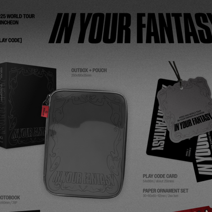 [POB] ATEEZ - 2025 WORLD TOUR [IN YOUR FANTASY] INCHEON PLAYCODE + POB Photocard Set
