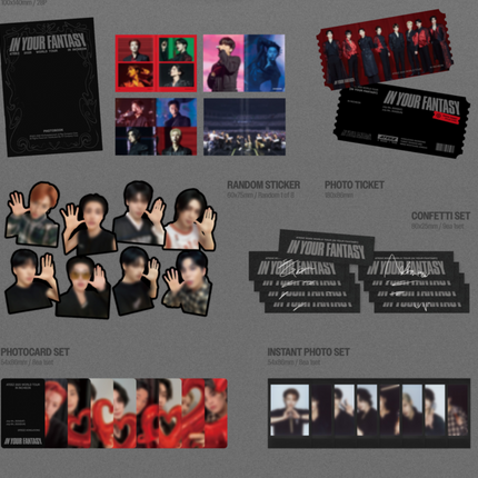 [POB] ATEEZ - 2025 WORLD TOUR [IN YOUR FANTASY] INCHEON PLAYCODE + POB Photocard Set