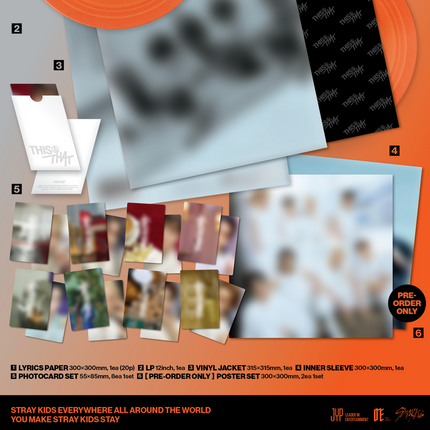 [POB] Stray Kids - THIS & THAT 10th Mini Album LP Ver.