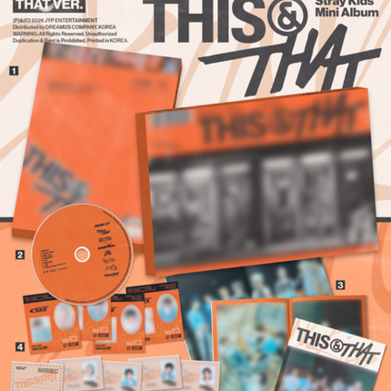 [POB] Stray Kids - THIS & THAT 10th Mini Album & Ver (Member Selectiom / Set)