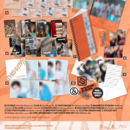 [POB] Stray Kids - THIS & THAT 10th Mini Album Photobook Ver (THIS / THAT / Set)