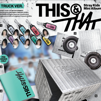 [POB] Stray Kids - THIS & THAT 10th Mini Album TRUCK Ver.