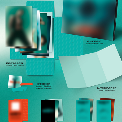 J.Y. Park - WET Single Album FANS ALBUM Ver.