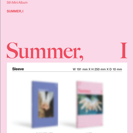 Apink Jeong EunJi - Summer, I 5th Mini Album Photobook (I / Summer / Set Ver)