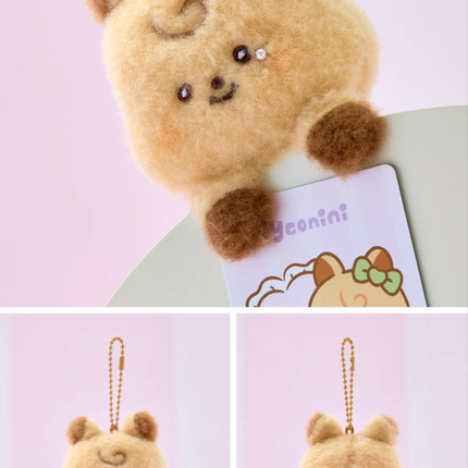 i-dle - Official MD MINNIE Baby Magnet Plush Doll Keyring + Photocard Set.(Member Selection)