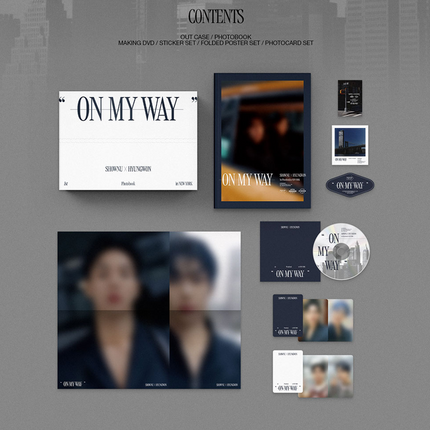 [SALE] SHOWNU X HYUNGWON - ON MY WAY 1st Photobook in NEWYORK. MONSTA X