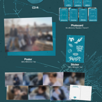 ALPHA DRIVE ONE - UNBREAKABLE : 少年BEAST 2nd Mini album Cementic Nest Ver.