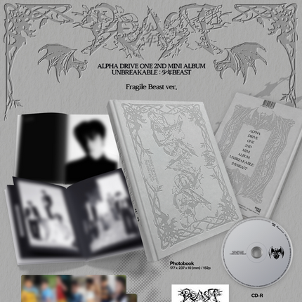 ALPHA DRIVE ONE - UNBREAKABLE : 少年BEAST 2nd Mini album Fragile Beast Ver.