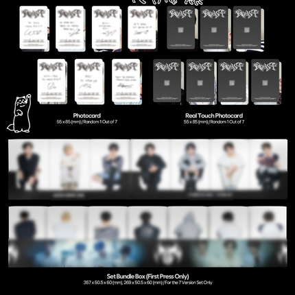 ALPHA DRIVE ONE - UNBREAKABLE : 少年BEAST 2nd Mini album Hissing Ver. (Member Selection))