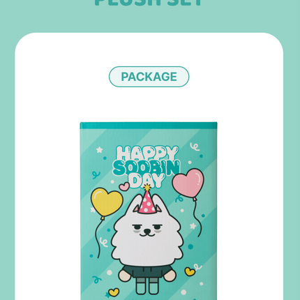 TXT SOOBIN - HBD Official MD CHOI YONG MEONG Plush Set TOMORROW X TOGETHER