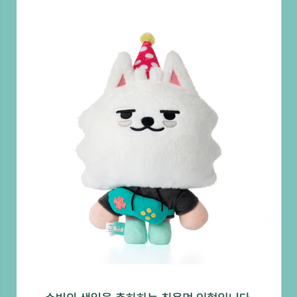 TXT SOOBIN - HBD Official MD CHOI YONG MEONG Plush Set TOMORROW X TOGETHER