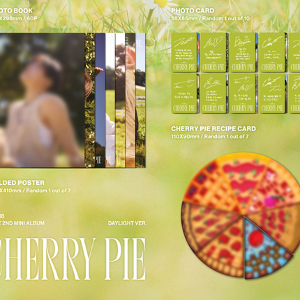 WHIB - CHERRY PIE 2nd Mini Album Photobook Ver. (DAYLIGHT  / MIDNIGHT / Set Ver)