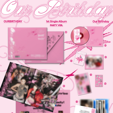 OURBIRTHDAY - Our Birthday 1st Single Album Photobook Ver. (WELCOME / PARTY / Set)