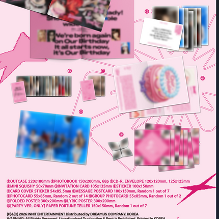 OURBIRTHDAY - Our Birthday 1st Single Album Photobook Ver. (WELCOME / PARTY / Set)