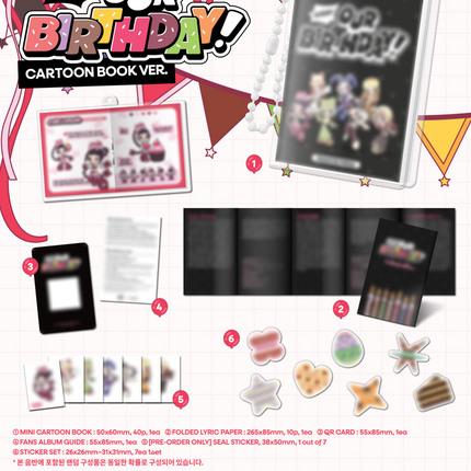 [SET] OURBIRTHDAY - Our Birthday 1st Single Album ALL SET