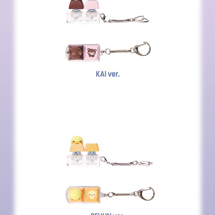 EXO - Official MD KEY CAP KEY RING