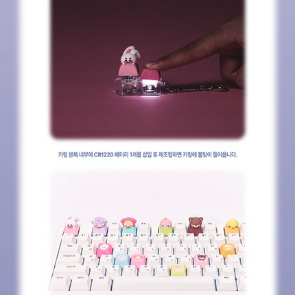 EXO - Official MD KEY CAP KEY RING