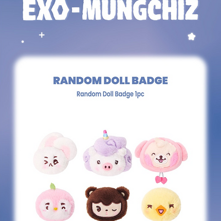 EXO - Official MD RANDOM DOLL BADGE