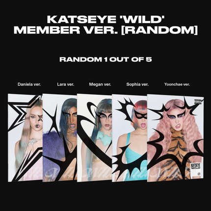KATSEYE - WILD 3rd EP Album Member Ver (Member Selection)