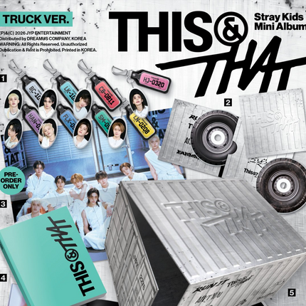 Stray Kids - THIS & THAT 10th Mini Album TRUCK Ver.