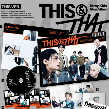 [SALE] Stray Kids - THIS & THAT 10th Mini Album Photobook Ver (THIS / THAT / Set)