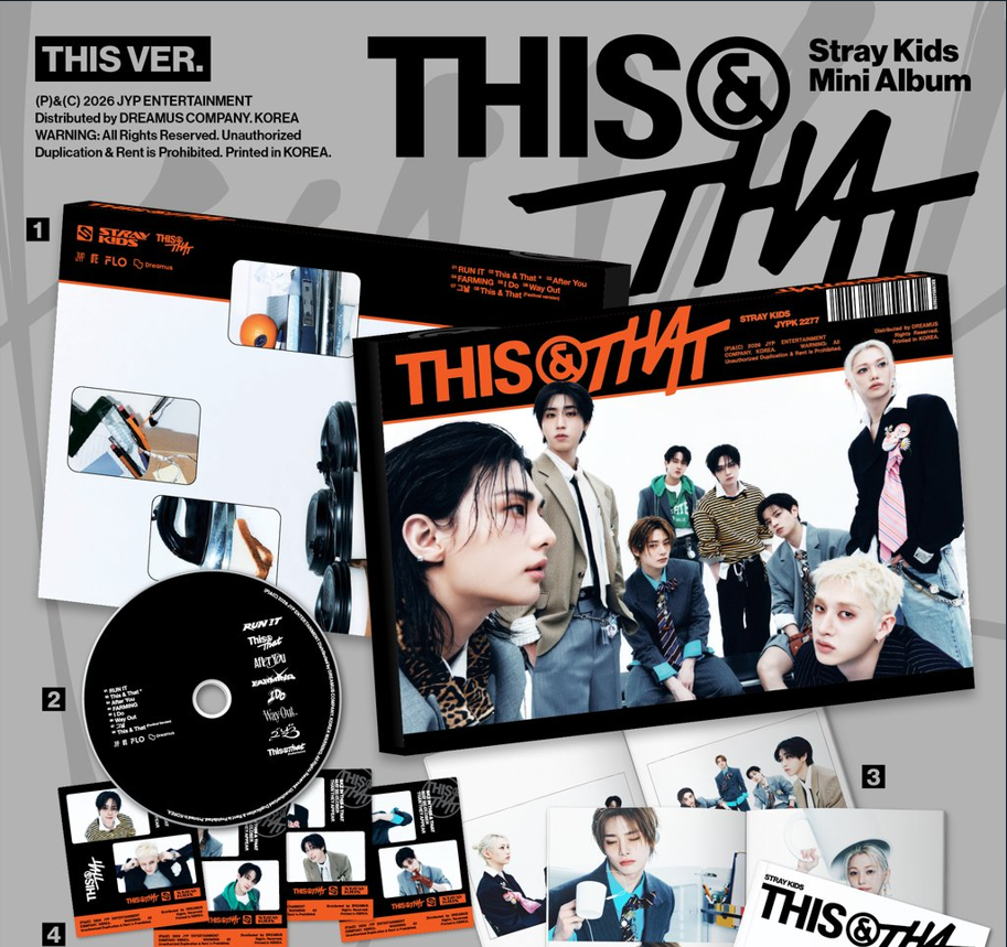 SET][SALE] Stray Kids - THIS & THAT 10th Mini Album 2 Photobook +