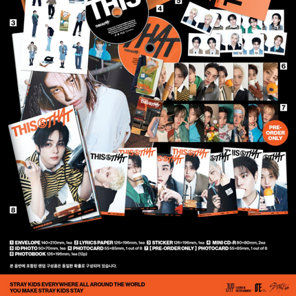 Stray Kids - THIS & THAT 10th Mini Album & Ver (Member Selectiom / Set)