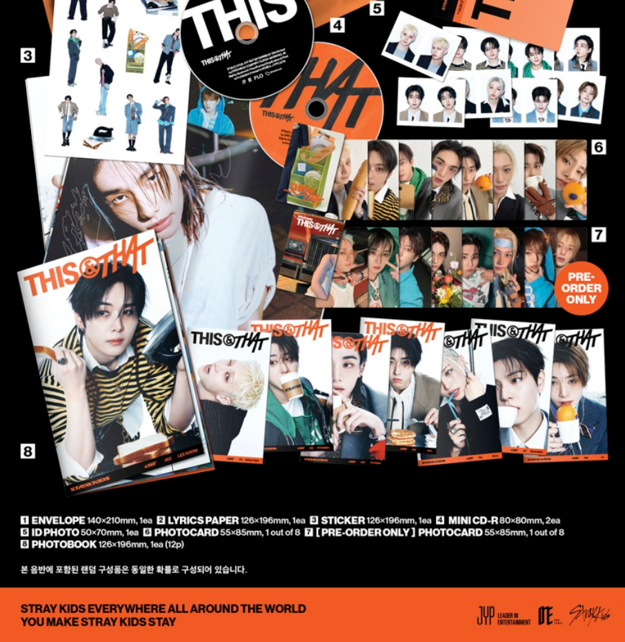 SET][SALE] Stray Kids - THIS & THAT 10th Mini Album 2 Photobook +