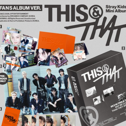 [SALE] Stray Kids - THIS & THAT 10th Mini Album FANS ALBUM Ver.