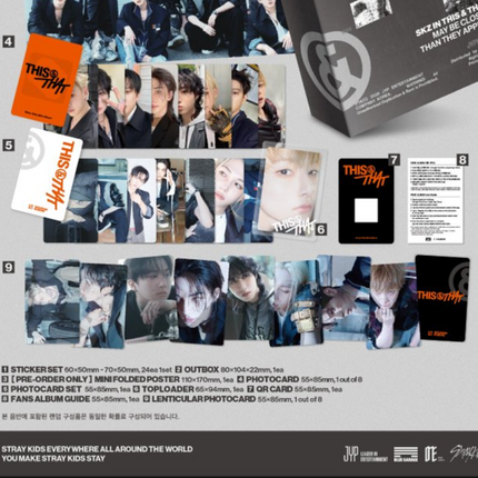 [SALE] Stray Kids - THIS & THAT 10th Mini Album FANS ALBUM Ver.