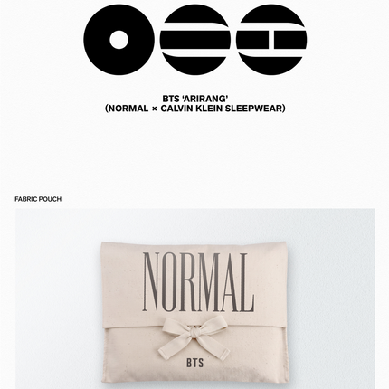 BTS - ARIRANG 5th Album NORMAL x CALVIN KLEIN SLEEPWEAR Ver. (+ENG/JPN/CHN/ESP)