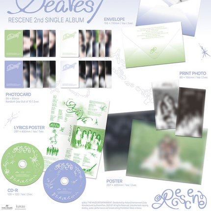 RESCENE - Dearest 2nd Single Album QR Ver.