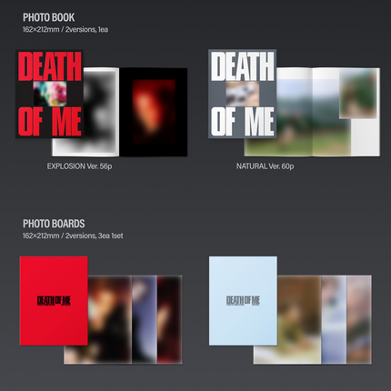 EVAN HEESEUNG - DEATH OF ME 1st Mini Album Photobook Ver.