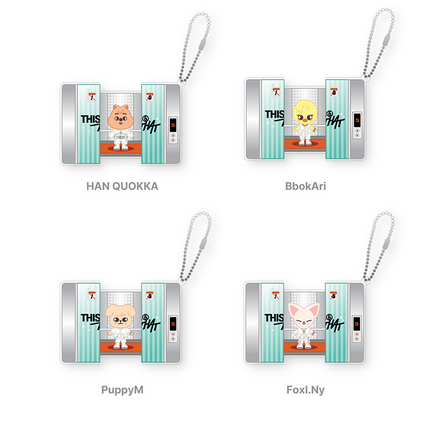 Stray Kids - [THIS & THAT] POP-UP STORE MD SKZOO CAPSULE ACRYLIC KEYRING