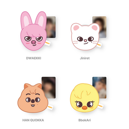 Stray Kids - [THIS & THAT] POP-UP STORE MD SKZOO PLUSH MAGNETIC HOLDER + Photocard Set
